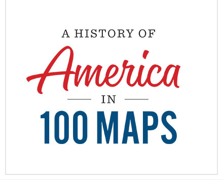 Logo for "A History of America in 100 Maps"